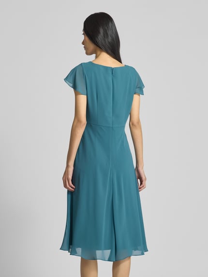 Christian Berg Cocktail Cocktailkleid mit Ziersteinbesatz Smaragd Melange 5