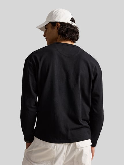 Polo Ralph Lauren relaxed fit shirt met lange mouwen van puur katoen Zwart - 5