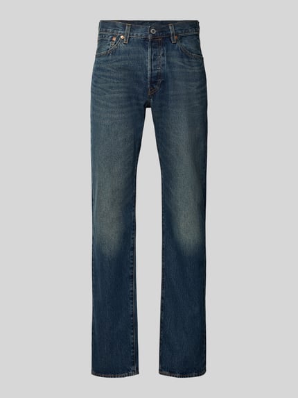 Dżinsy z czystej bawełny o kroju wide leg Fit model '501®Original' Shop The Look MANNEQUINE