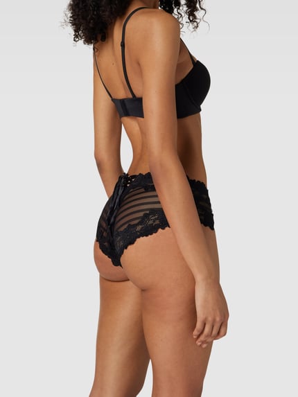 LASCANA Slip mit floraler Spitze Modell 'TEMPTATION' Black 4