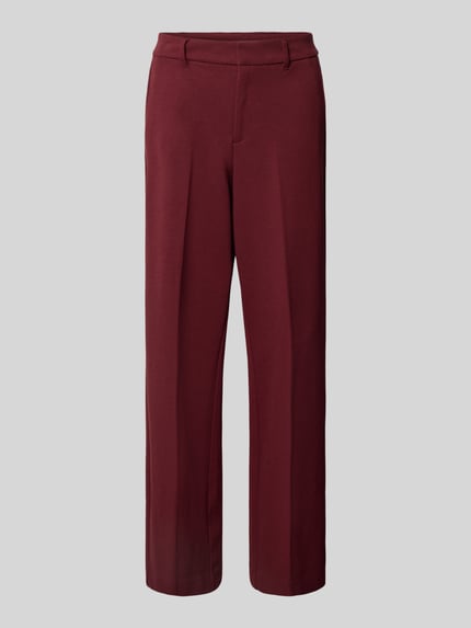 s.Oliver RED LABEL Wide leg stoffen broek met viscose Bordeaux - 2