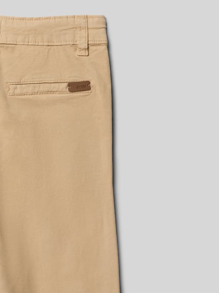 Productfoto, Hose met Gesäßtasche van Blue Seven in beige, mix van katoen en elastaan, regular fit, steekzakken, achterzak