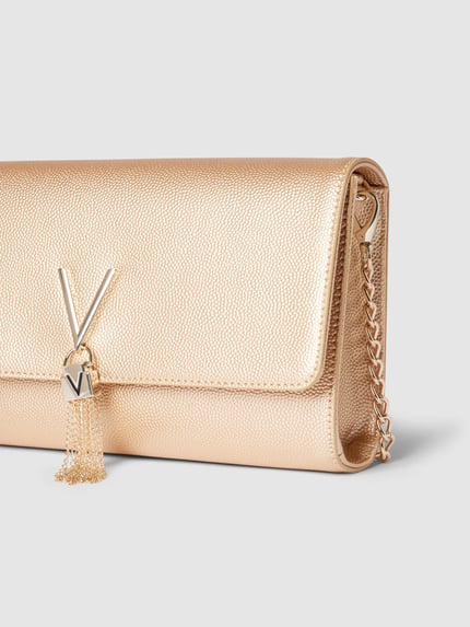 Valentino Bags Clutch met labelapplicatie, model 'DIVINA' Goud gemêleerd - 2