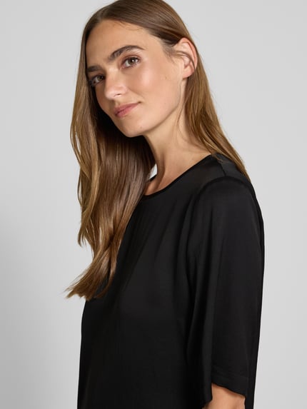 DRYKORN Blusenshirt mit 3/4-Ärmel Modell 'DIEDRA' Black 3