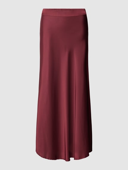 Christian Berg Woman Selection Maxirok in satijnlook met elastische band Bordeaux - 2