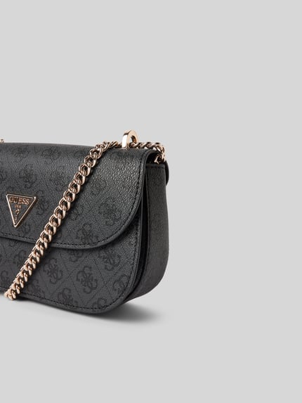 GUESS Umhängetasche mit Label-Applikation Modell 'ECO ERICA' Black 2