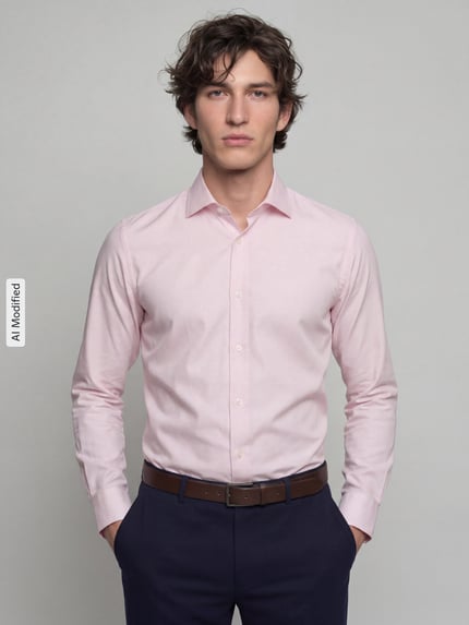 Seidensticker Regular Fit Businesshemd aus reiner Baumwolle Modell 'New Kent' Rosa 1