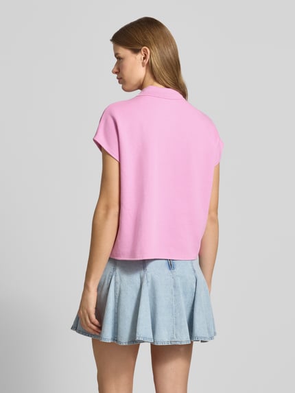 Marc O'Polo DENIM Regular Fit Poloshirt aus reiner Bauimwolle Pink 5