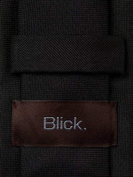 Blick Krawatte aus reiner Seide Black 2