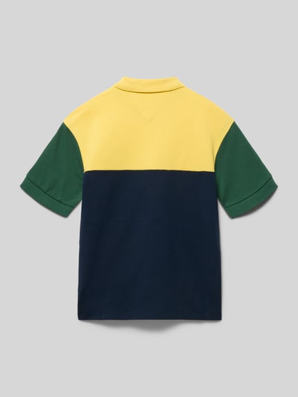 Tommy Hilfiger Teens Regular Fit Poloshirt aus reiner Baumwolle GELB 3