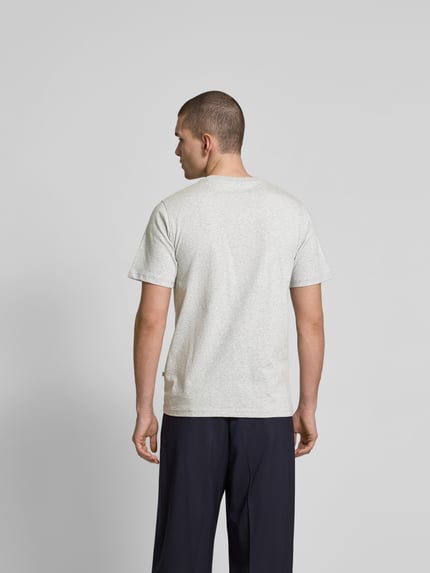 Wood Wood T-Shirt aus reiner Baumwolle Hellgrau 5