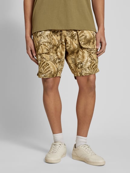 Alpha Industries Regular Fit Bermudas mit Eingrifftaschen Modell 'Honolulu' Beige 4