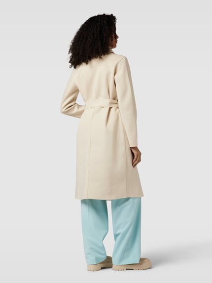 VILA Lange jas met reverskraag, model 'juice' Beige - 5