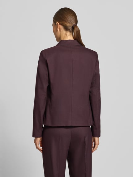COMMA żakiet o kroju slim fit z elastycznej mieszanki wiskozy model 'OKTOBER' Bordowy 5