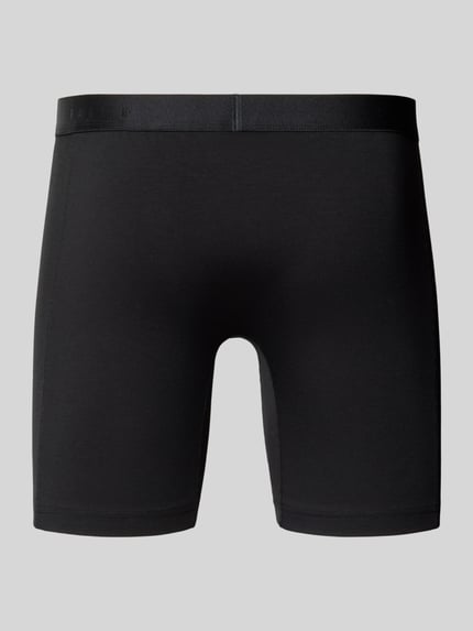 Produktfoto, Trunks im 2er-Pack mit elastischem Logo-Bund von FALKE, Mieszanka bawełny z dodatkiem streczu, dopasowany krój, czarne, Zestaw 2 szt.