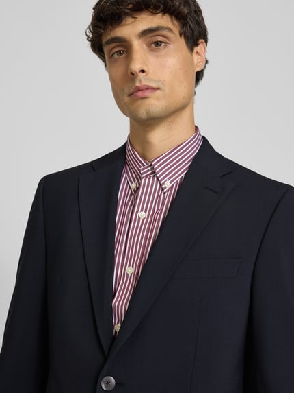 BOSS Slim Fit Anzugsakko aus Schurwoll-Mix Modell 'HARVEY' Marine 3