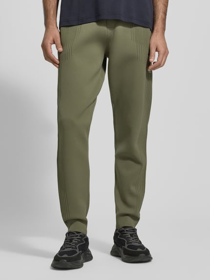 BOSS Green Regular Fit Sweatpants mit Jacquard Akzenten Modell 'ACTIVE PUSH' Beige 4