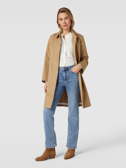 MSCH Copenhagen Overhemdblouse met knoopsluiting, model 'Sandelina' Offwhite - 1