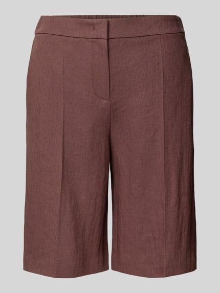Regular Fit Bermudas aus Leinen-Viskose-Mix Modell 'TIANALA' Shop The Look MANNEQUINE