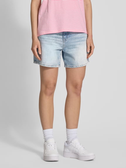 Marc O'Polo DENIM Relaxed fit jeansbermuda met steekzakken Jeansblauw - 4