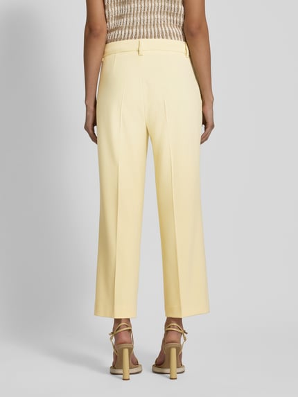 Raffaello Rossi Regular fit chino met verkort model, model 'OLESSA' Lichtgeel - 5