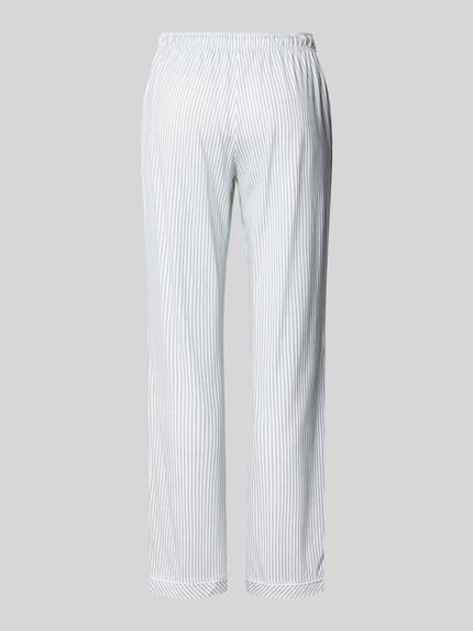 s.Oliver RED LABEL Regular fit pyjamabroek van mix van katoen en viscose Olijfgroen - 3