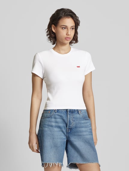 Levi's® T-shirt z nadrukiem z logo model ‘ESSENTIAL SPORTY’ Biały 4