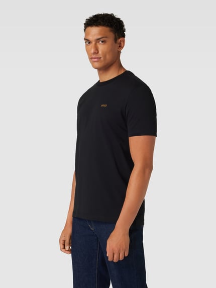 BOSS Green T-Shirt mit Label-Print Black 4