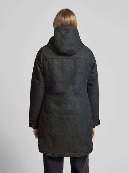ragwear Parkamantel mit Pattentaschen Modell 'Janissa' Anthrazit 5
