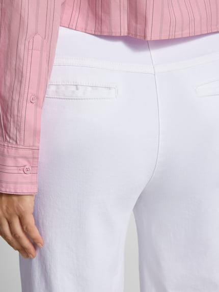Raphaela By Brax Loose Fit Culotte aus Baumwoll-Mix Modell 'PAM CULOTTE' Weiss 3