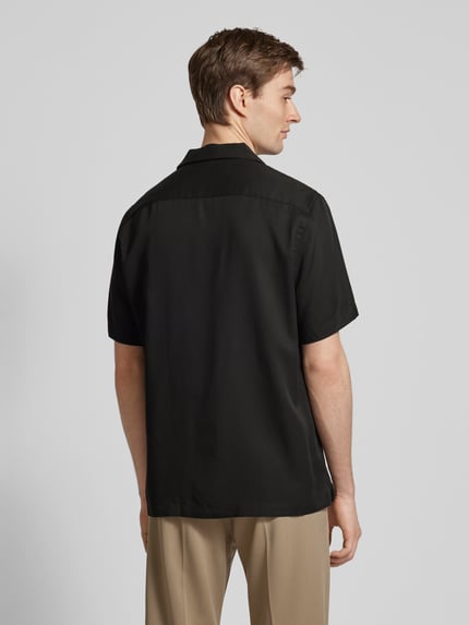 MANGO Freizeithemd mit Knopfleiste Modell 'malaga' Black 5