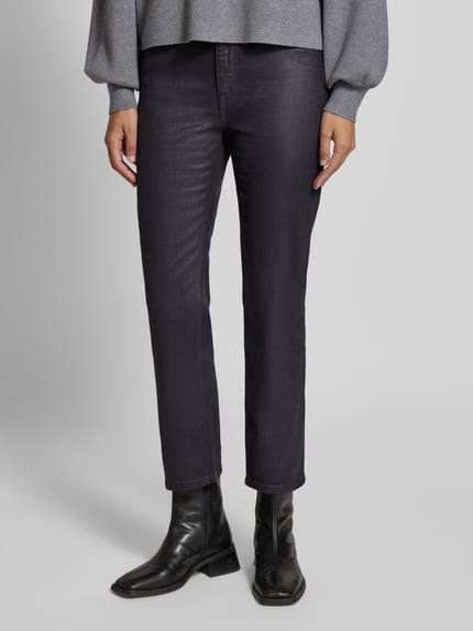 Lauren Ralph Lauren Straight Fit Jeans in verkürzter Passform Black 4