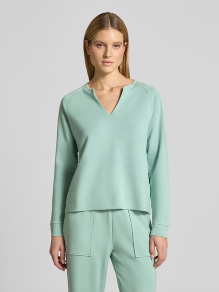 Christian Berg Woman Bluza o kroju relaxed fit z dodatkiem streczu Miętowy 4