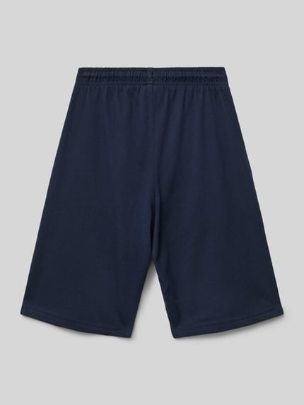 Champion Regular fit sweatshorts met logoprint Marineblauw - 3