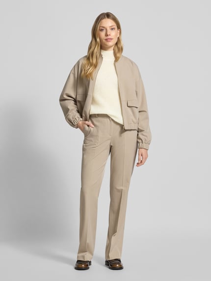 MM by Max Mara Comfort Fit coltrui met wol model 'TENNA' Offwhite - 1