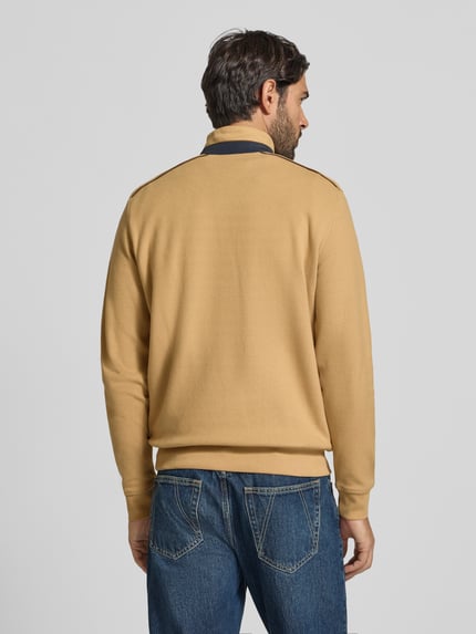 bugatti Bluza ze stójką i zamkiem błyskawicznym Camel 5