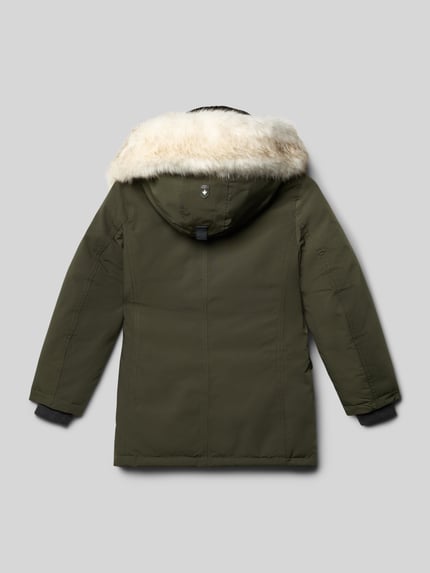 Wellensteyn Regular Fit Parka mit Kunstfell Modell 'Enterprise' Oliv 3