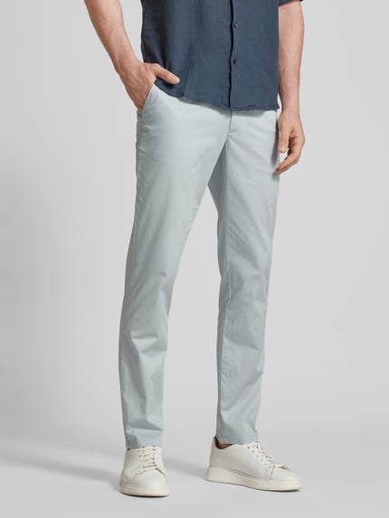 Christian Berg Men Hose mit Eingrifftaschen Hellblau 4