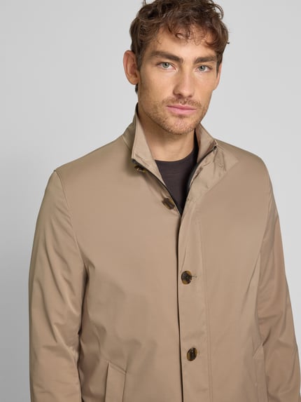 ROY ROBSON Lange jas met opstaande kraag Beige - 3
