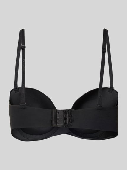 Calvin Klein Underwear Biustonosz push up z detalami z logo model ‘PERFECT FIT’ Czarny 3