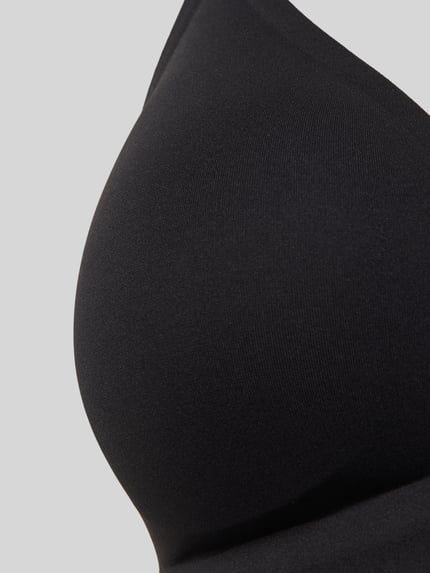 Productfoto, Triangel-BH met verstelbare bandjes model 'Simply Better' van Mey, zwart, gladde stof, stretch, haaksluiting, aansluitende fit