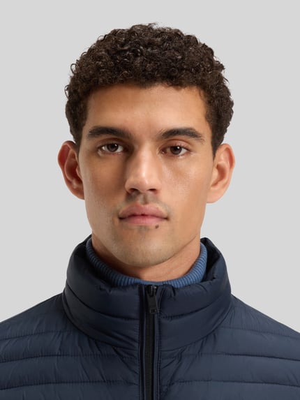 BOSS Orange Steppjacke mit Logo-Patch Modell 'Oden2' Marine 3
