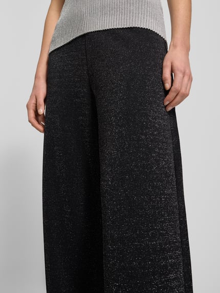 VERO MODA Wide Leg Hose mit elastischem Bund Modell 'BERLIN' Black 3