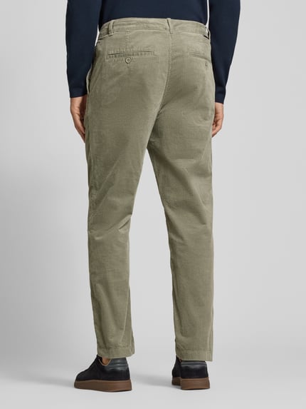 Tom Tailor Denim Regular Waist Cordhose aus reiner Baumwolle Oliv 5