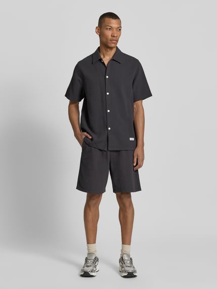 Marc O'Polo DENIM Regular Fit Freizeithemd aus reiner Baumwolle Graphit 1