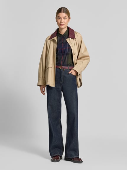 Barbour Regular fit overhemdblouse van puur katoen model 'BREDON' Marineblauw - 1