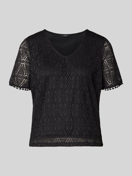 Regular Fit T-Shirt in Heckel-Optik Modell 'MAYA' Shop The Look MANNEQUINE