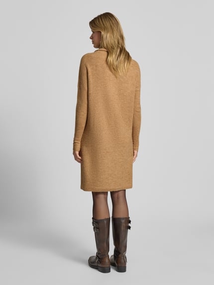 ONLY Strickkleid mit Woll-Anteil Modell 'JANA' Sand Melange 5