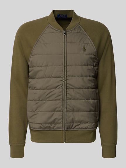 Polo Ralph Lauren Regular fit gebreid jack van katoenmix Olijfgroen - 1