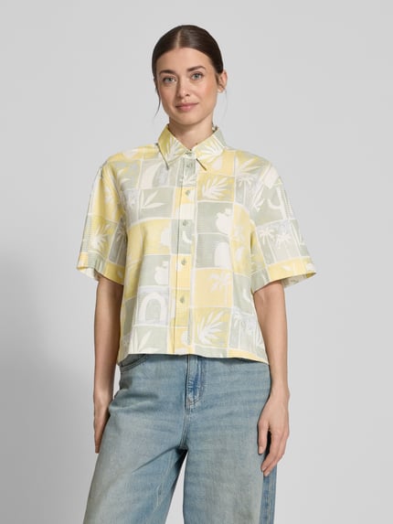 Jake*s Studio Woman Relaxed Fit Bluse mit Strukturmuster Lind 4